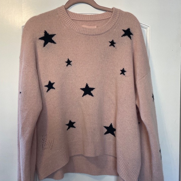 ZADIG & VOLTAIRE MARKUS STARS CASHMERE SWEATER SIZE S! - Picture 7 of 8